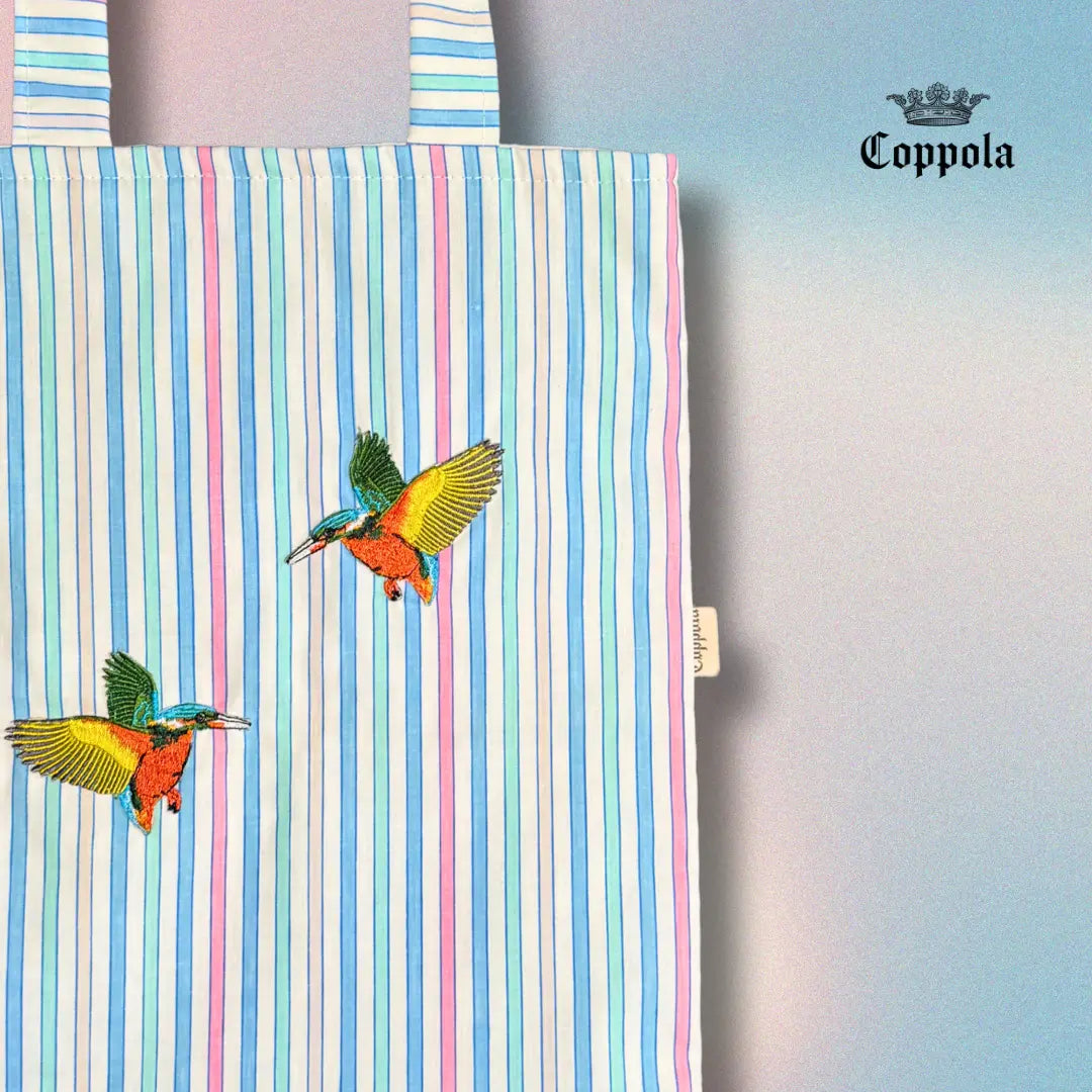 Vintage hummingbird Pastel Shopper Bag COPPOLA