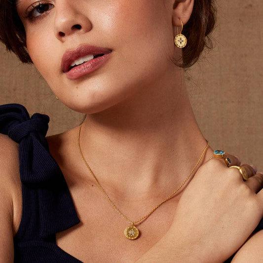 Gemma Necklace Blue Ashiana London