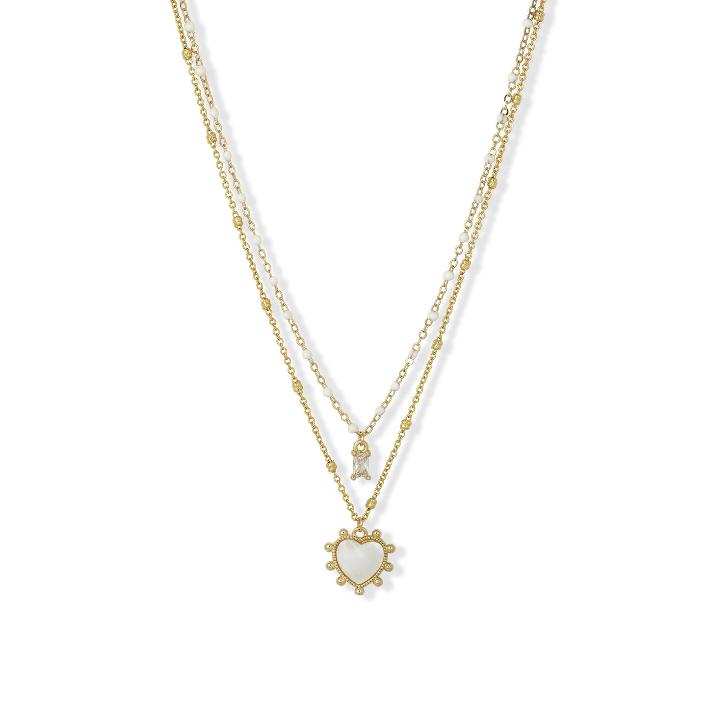 Cayenne Sacred Heart Charm Necklace Ashiana London