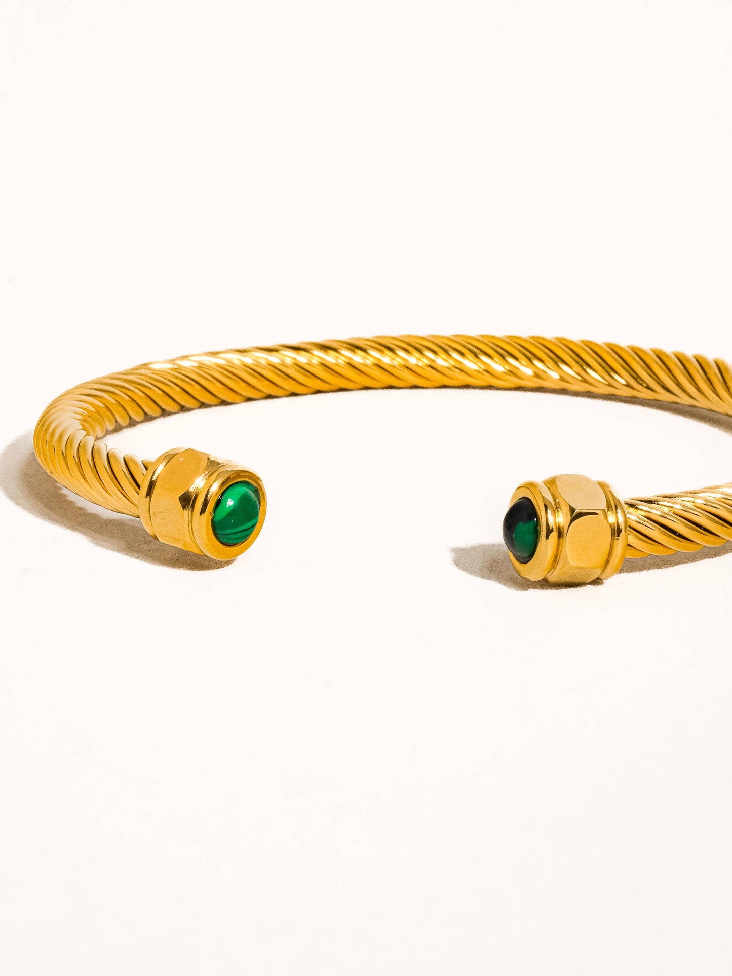 Stone Braided Bangle Flânerie by MAIQ