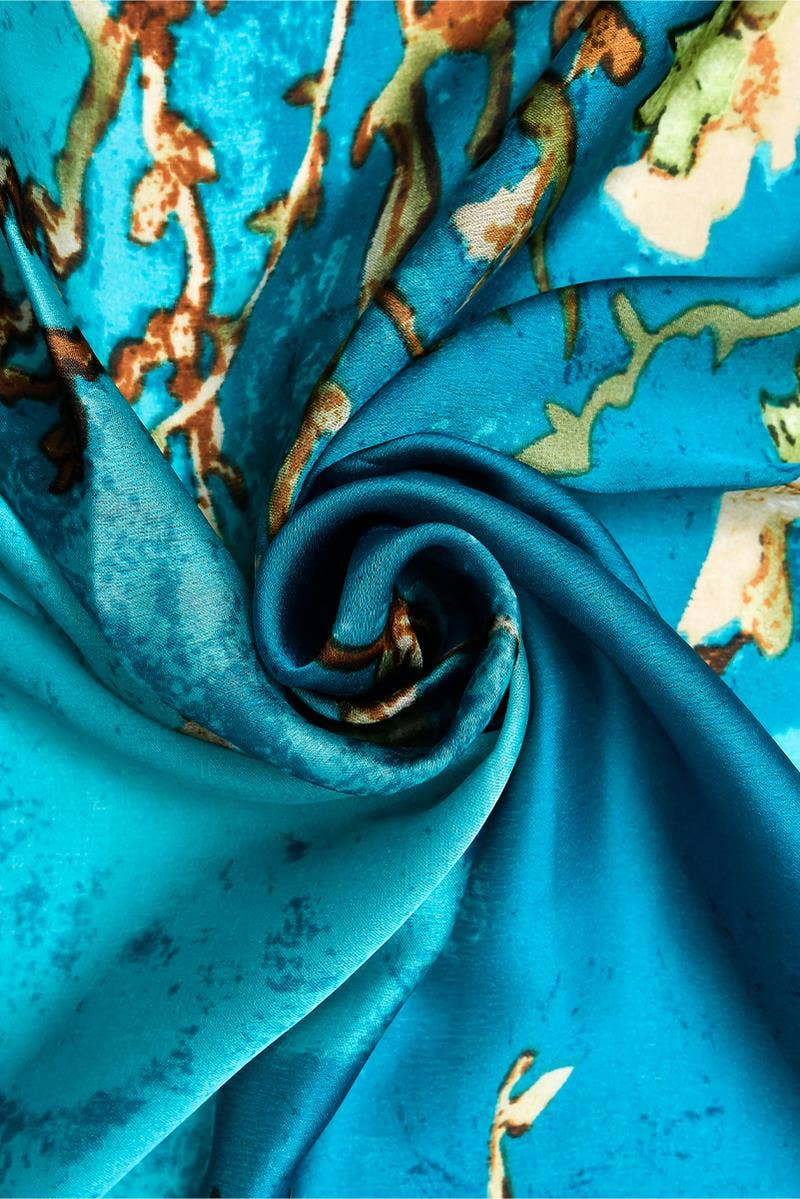 Van Gogh Almond Blossom Print Silk Scarf Fashion Scarf World