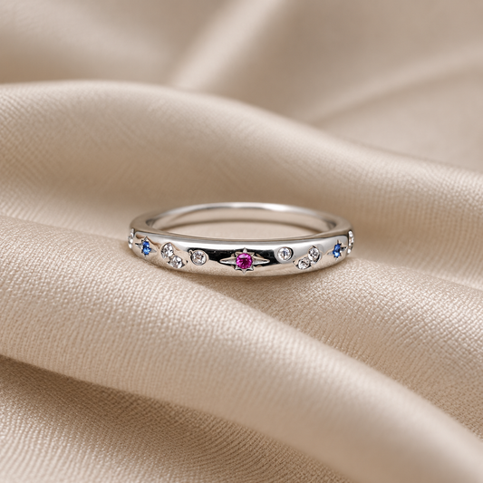 Celestian Silver Ring Mio Queena