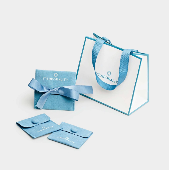 Turkish Eye Earrings Blue & Silver Zircon Itemporality