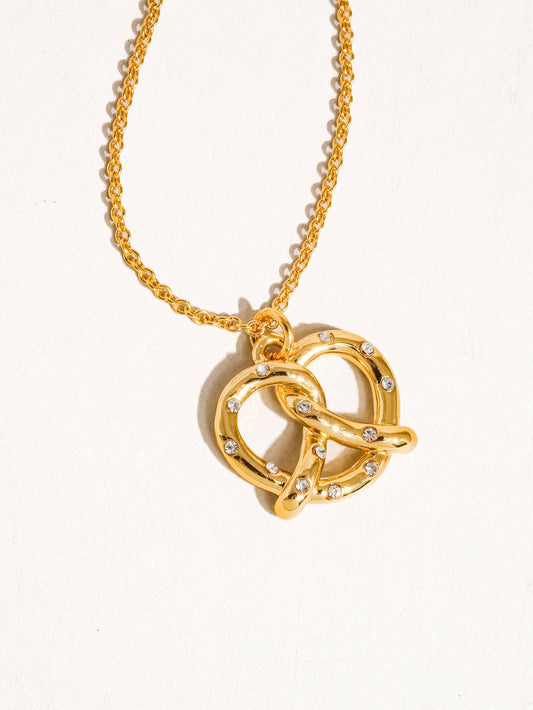 Berneen 18K Gold Vintage Pretzel Necklace Flânerie by MAIQ