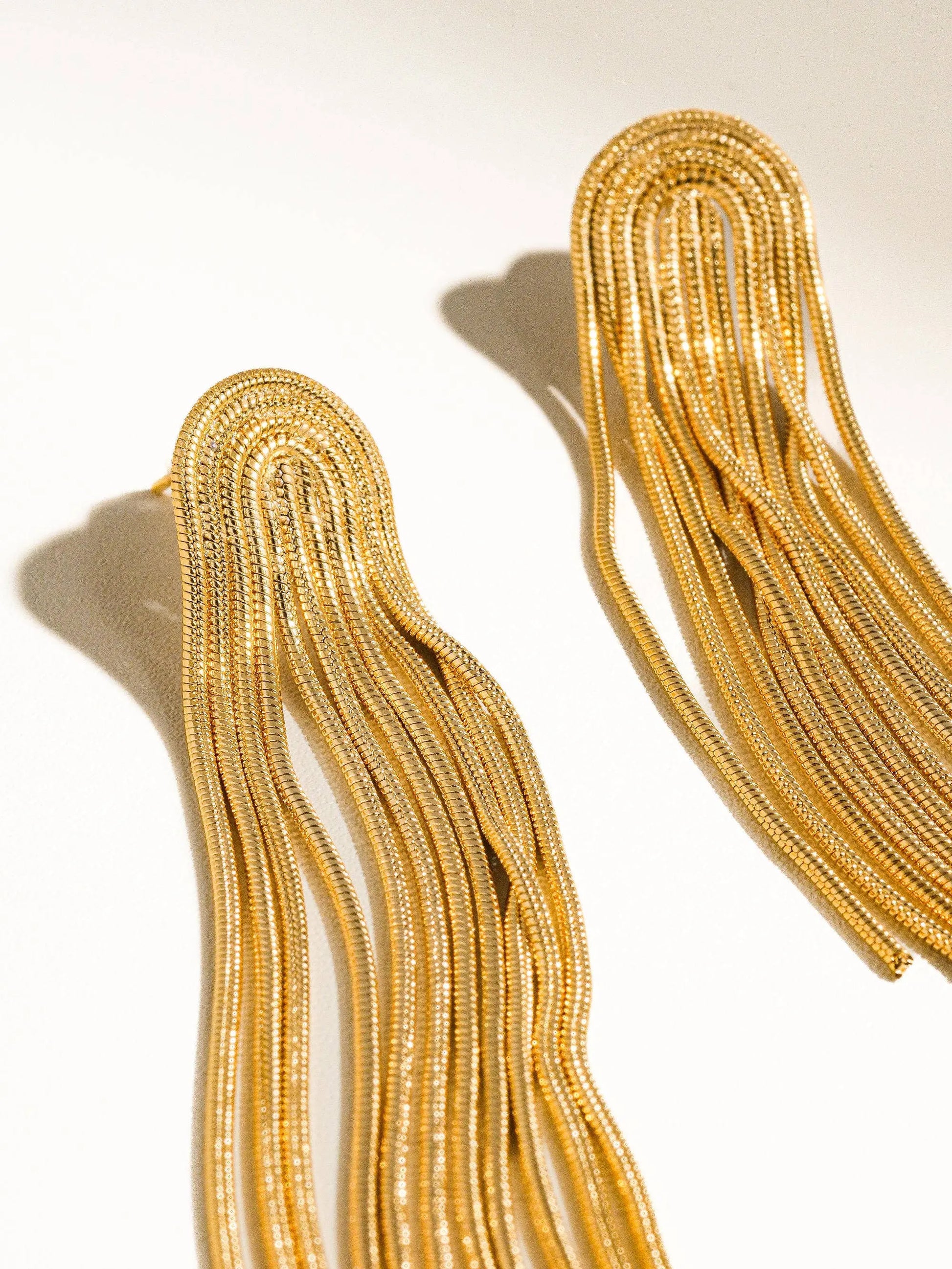 Clarissa Non-Tarnish Dressy Tassel Earring Flânerie by MAIQ