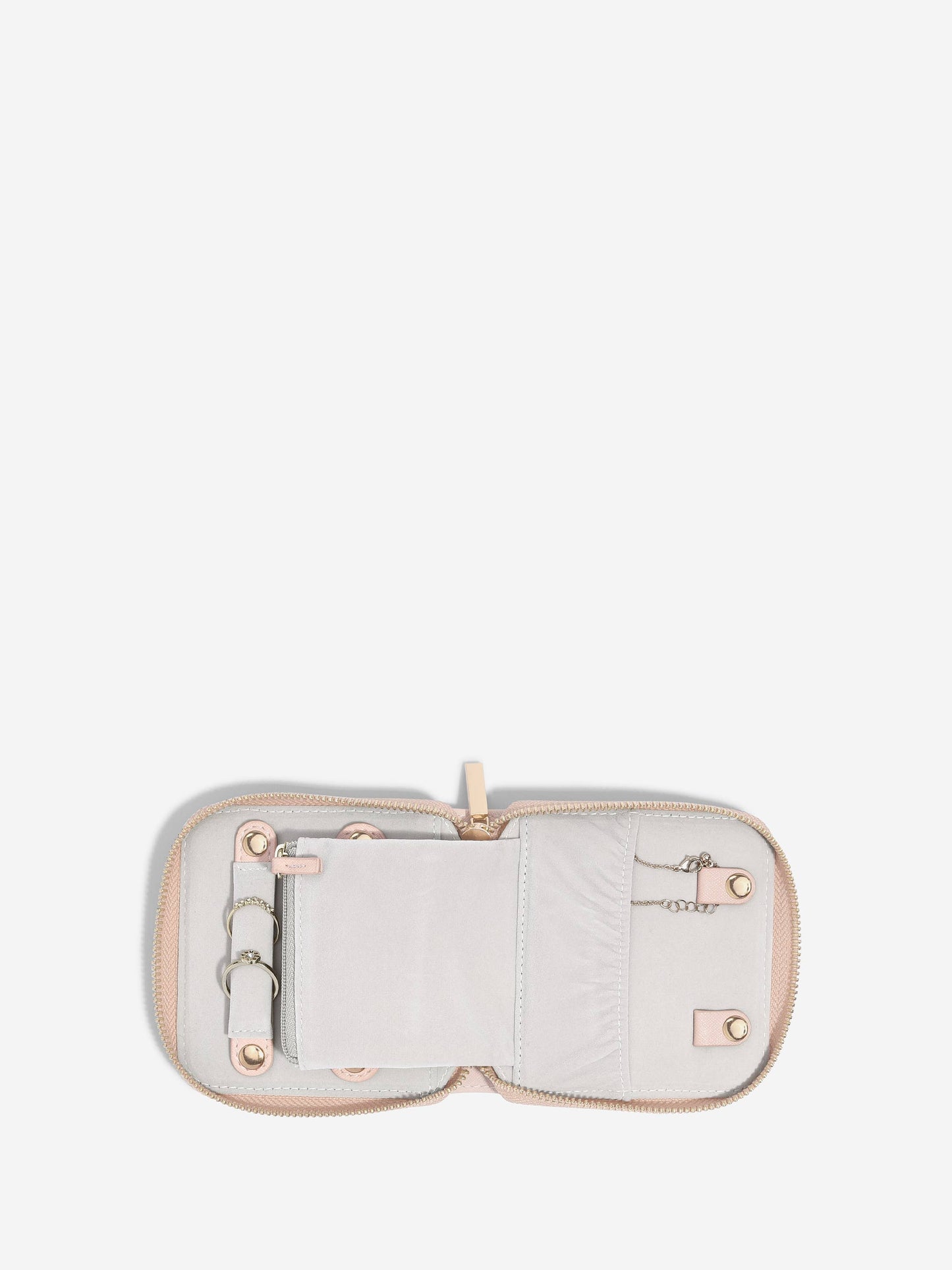 Blush Pink Compact Jewellery Roll Stackers