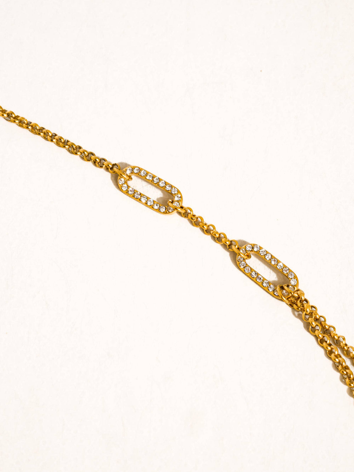 Vion 18K Gold Non-Tarnish Layered Chain Necklace Flânerie by MAIQ