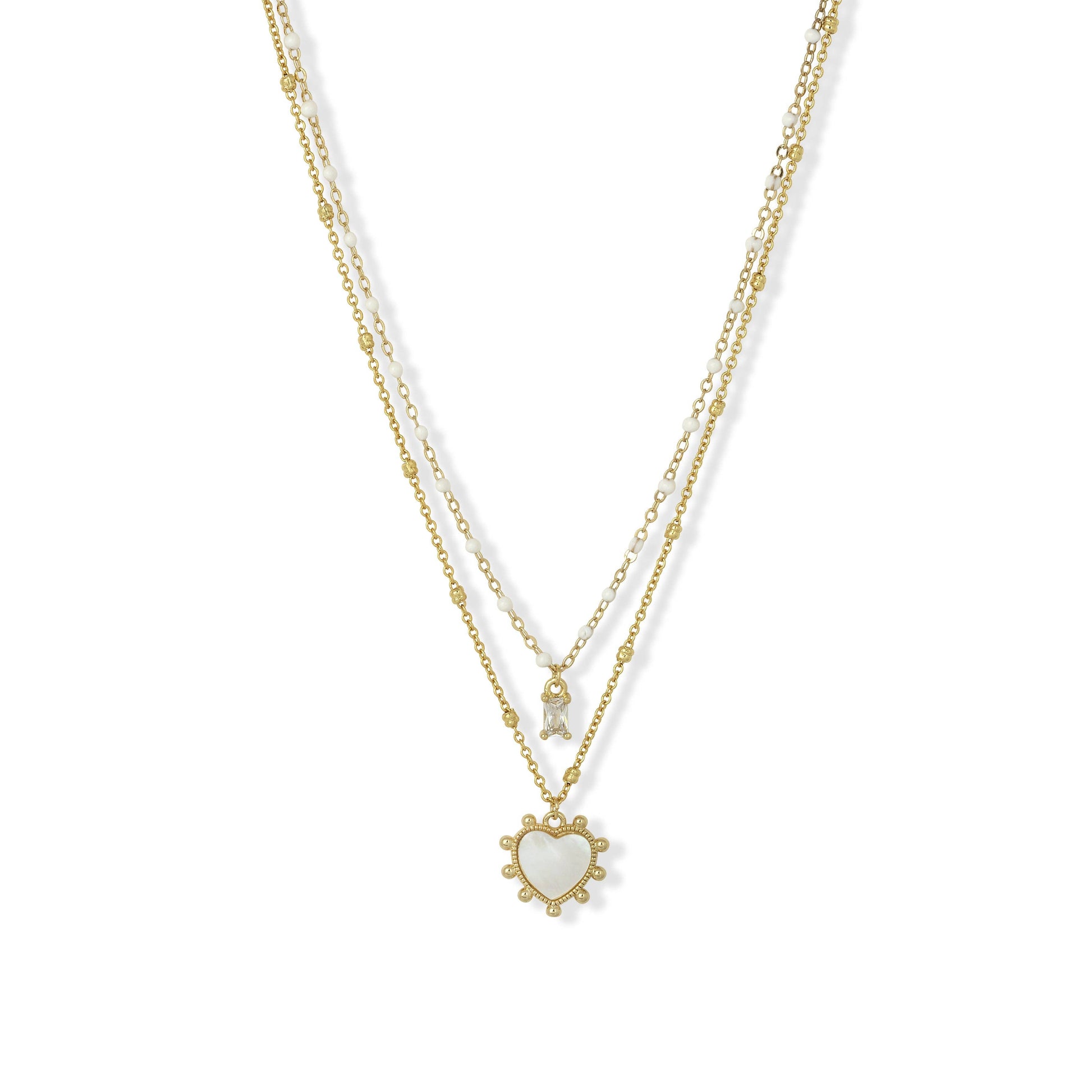 Cayenne Sacred Heart Charm Necklace Ashiana London