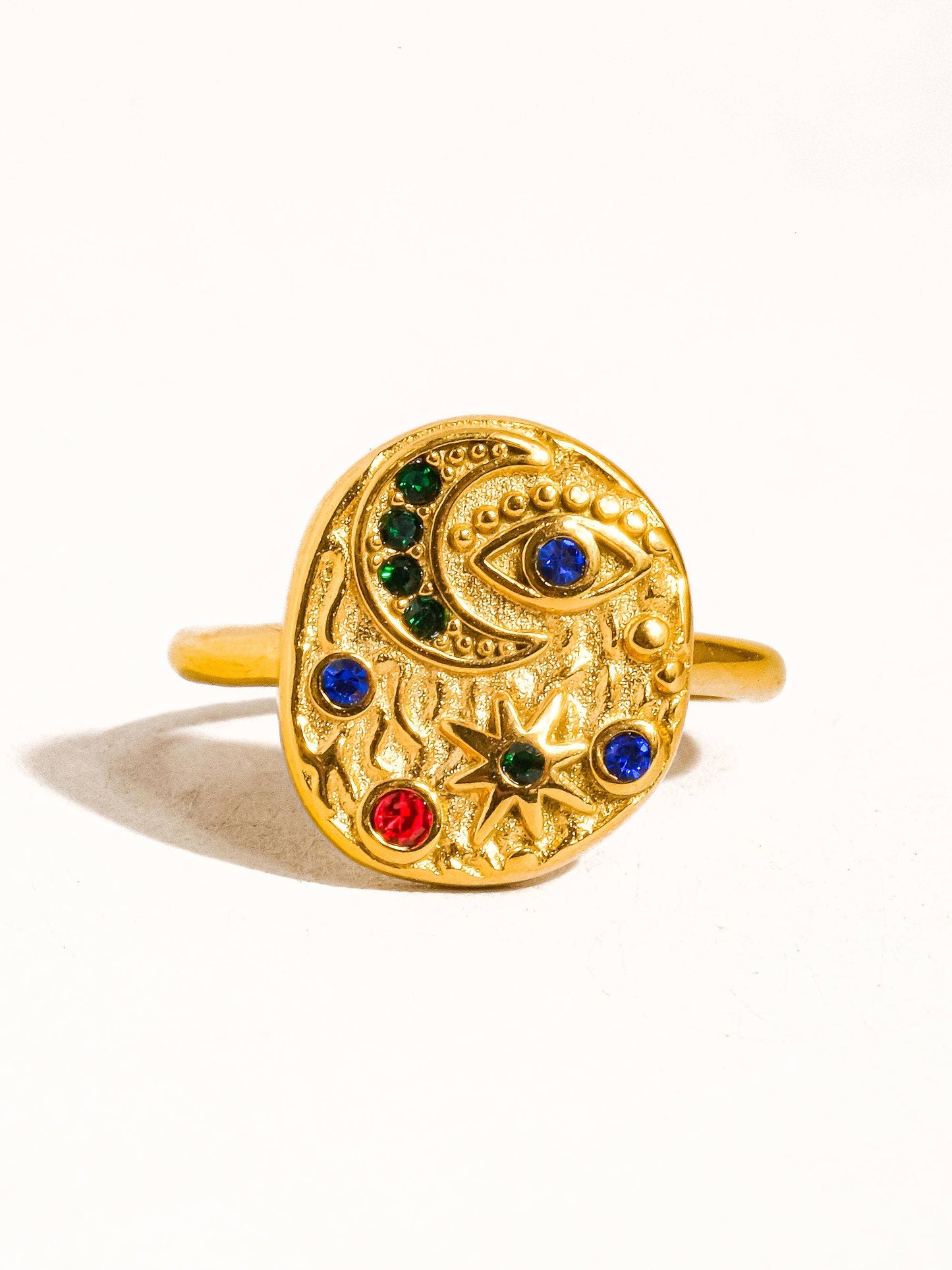 Slade 18K Gold Non-Tarnish Astral Ring Flânerie by MAIQ