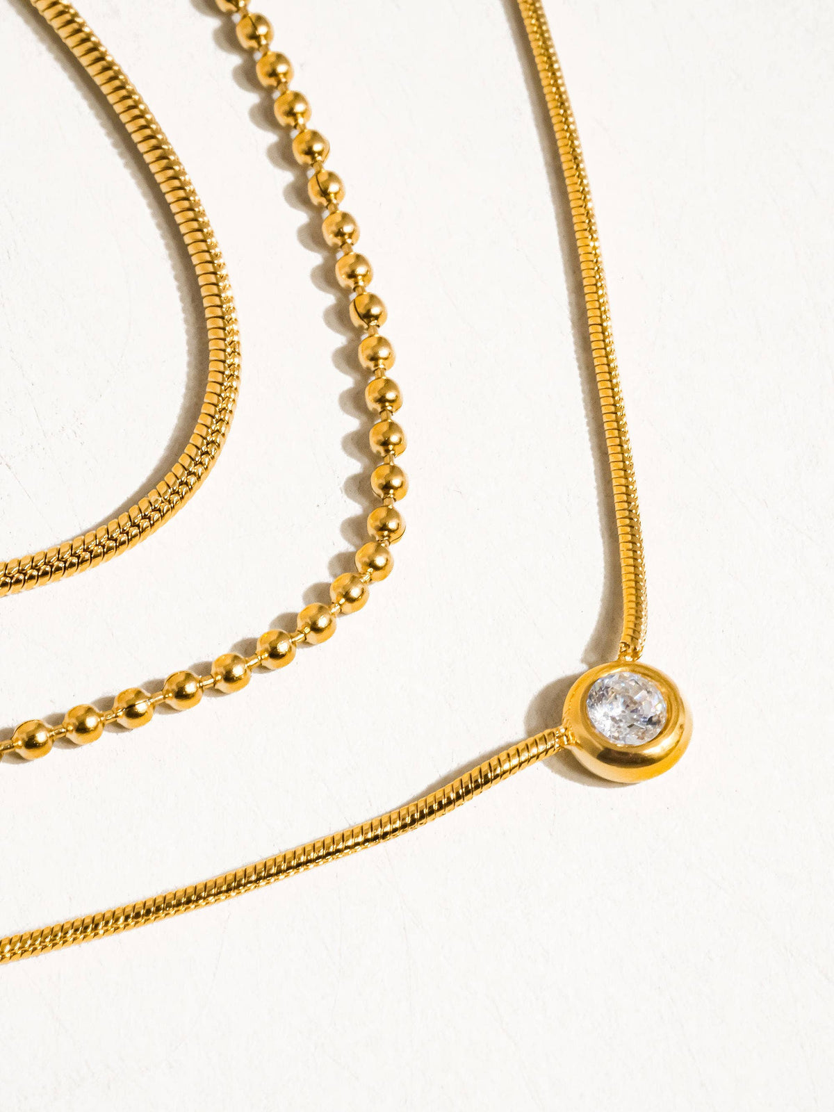 Paulette 18K Gold Chain Necklace Flânerie by MAIQ