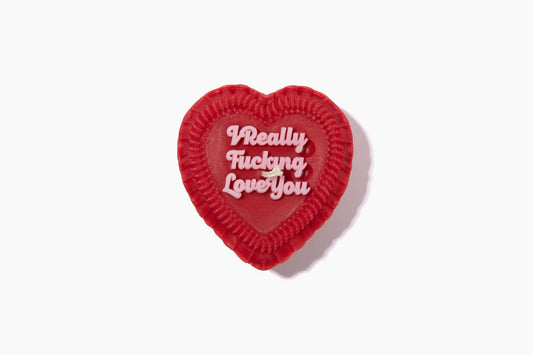 I Really Fucking Love You Heart Candle (Valentine's Day, funny cake candle) FUN CLUB