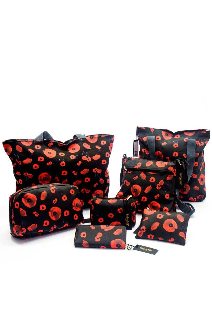 Poppy Print Bag Collection - Wash Bag Fashion Scarf World