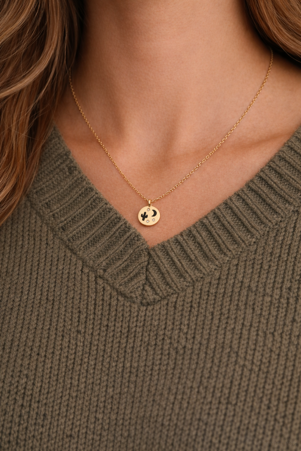 Gold Dipped Western Necklace Frem