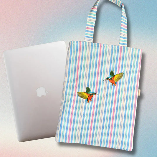 Vintage hummingbird Pastel Shopper Bag COPPOLA