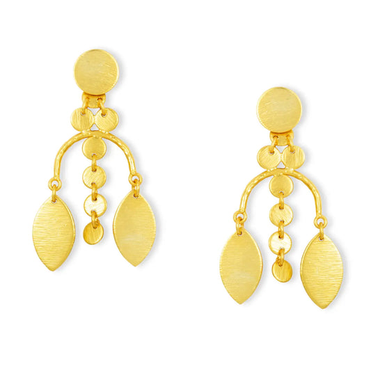Gold stud charm earrings COPPOLA