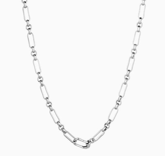 Silver Piaf Chain Necklace COPPOLA