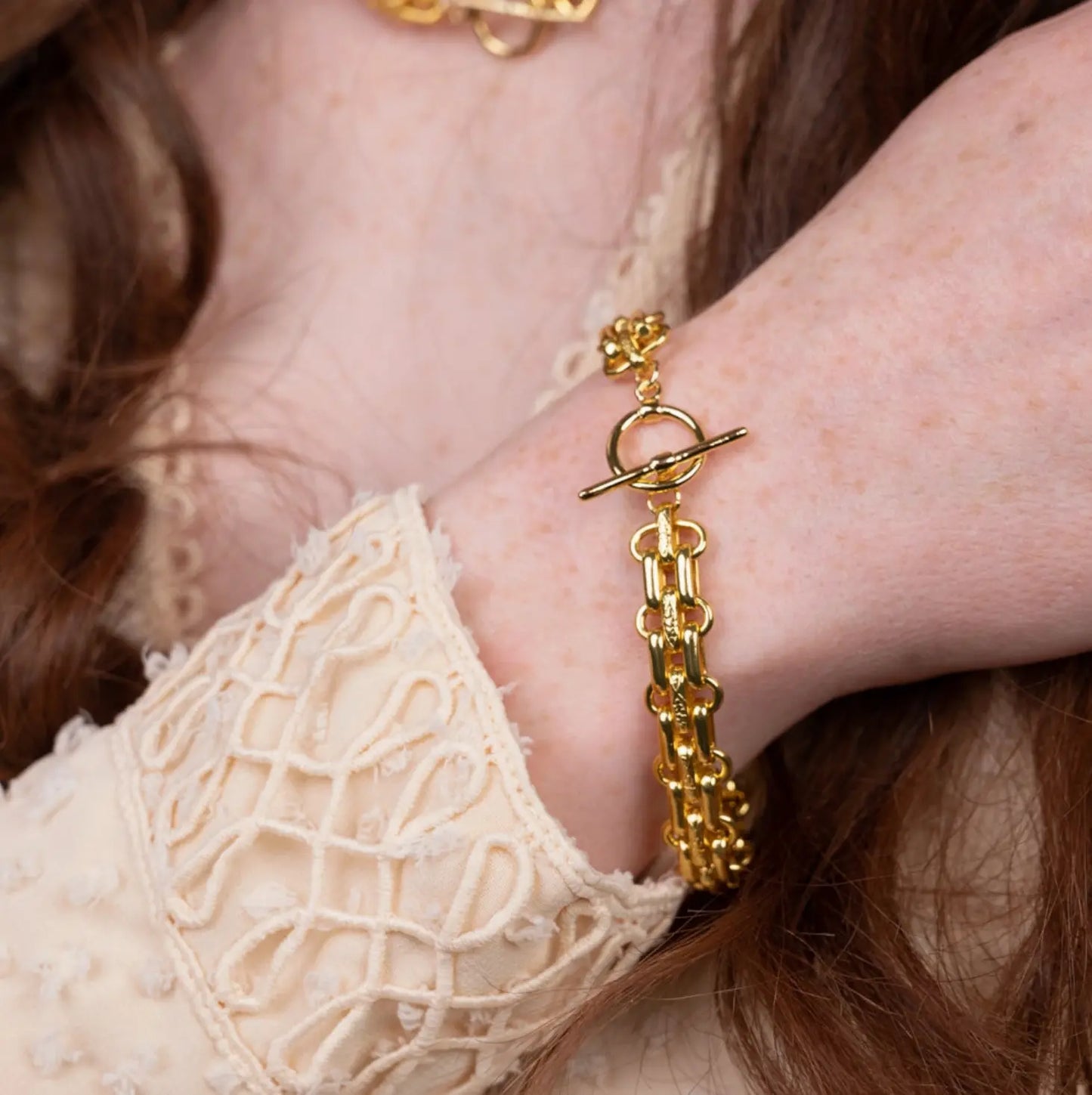 Saffron Gold Chain Bracelet COPPOLA