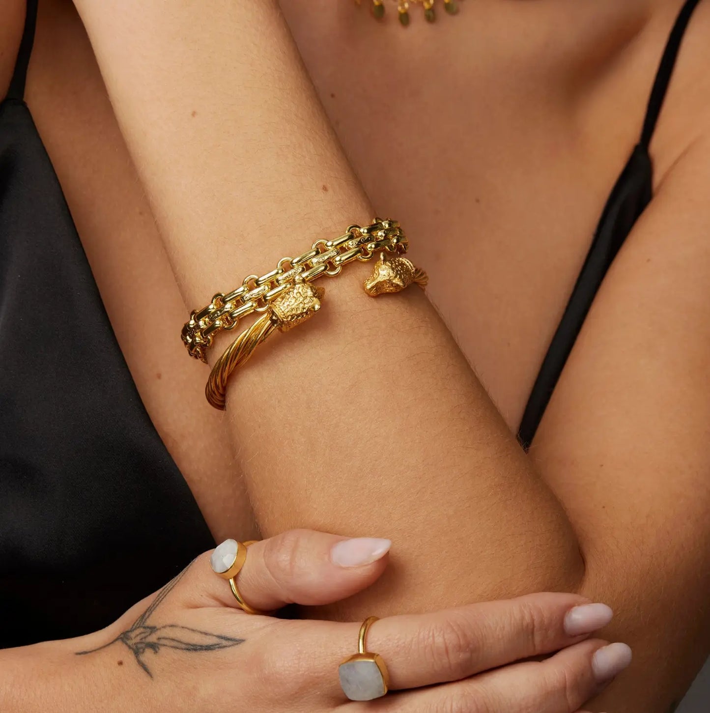 Saffron Gold Chain Bracelet COPPOLA