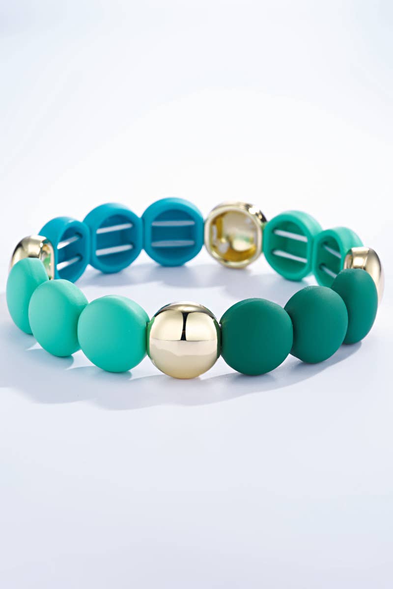 Colorful bracelet with elastic 324CP03 BYREN | ÉLINE L'ATELIER