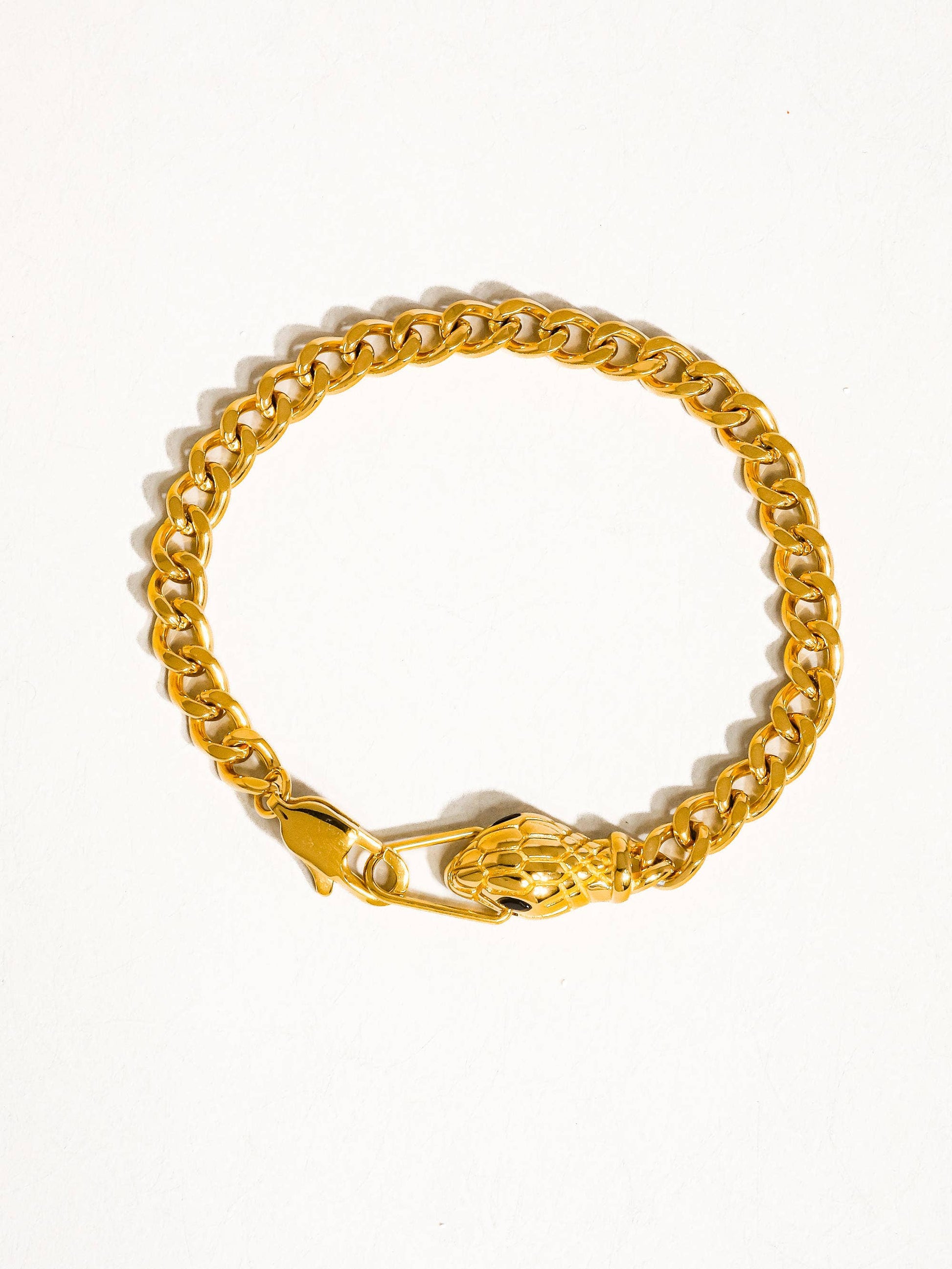 Habu 18K Gold Non-Tarnish Serpent Bracelet Flânerie by MAIQ
