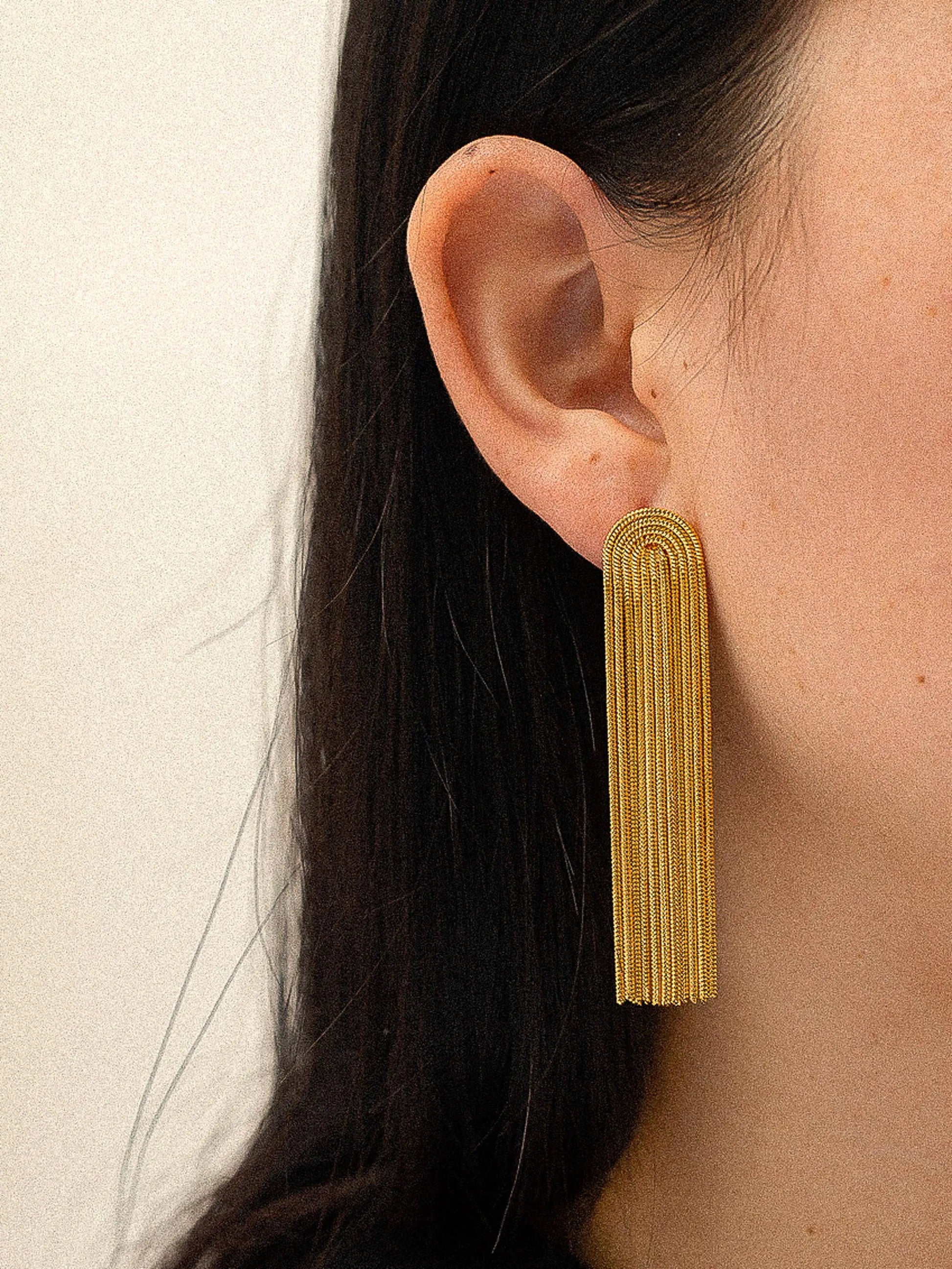 Clarissa Non-Tarnish Dressy Tassel Earring Flânerie by MAIQ