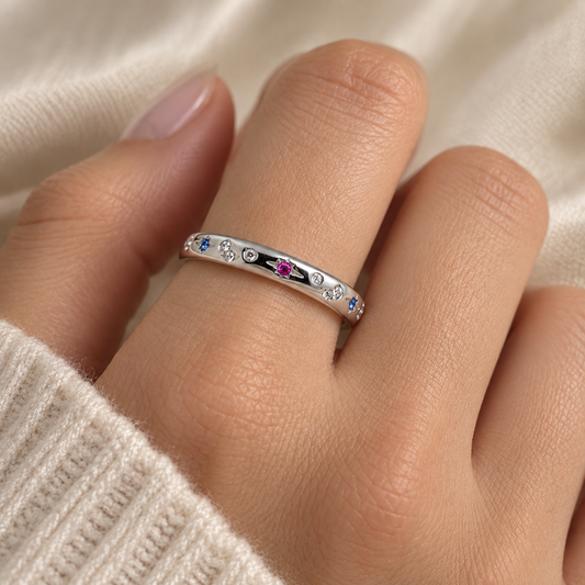 Celestian Silver Ring Mio Queena