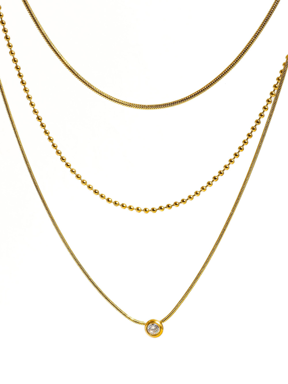 Paulette 18K Gold Chain Necklace Flânerie by MAIQ