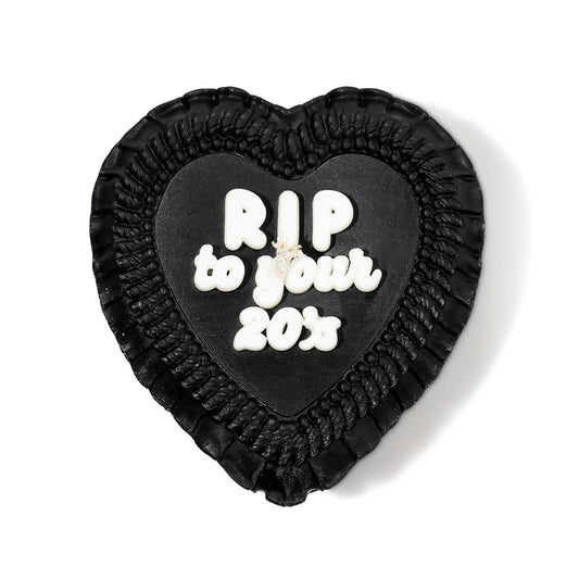 RIP YOUR 20'S Heart Candle (kitsch, birthday gift, funny cake candle) FUN CLUB