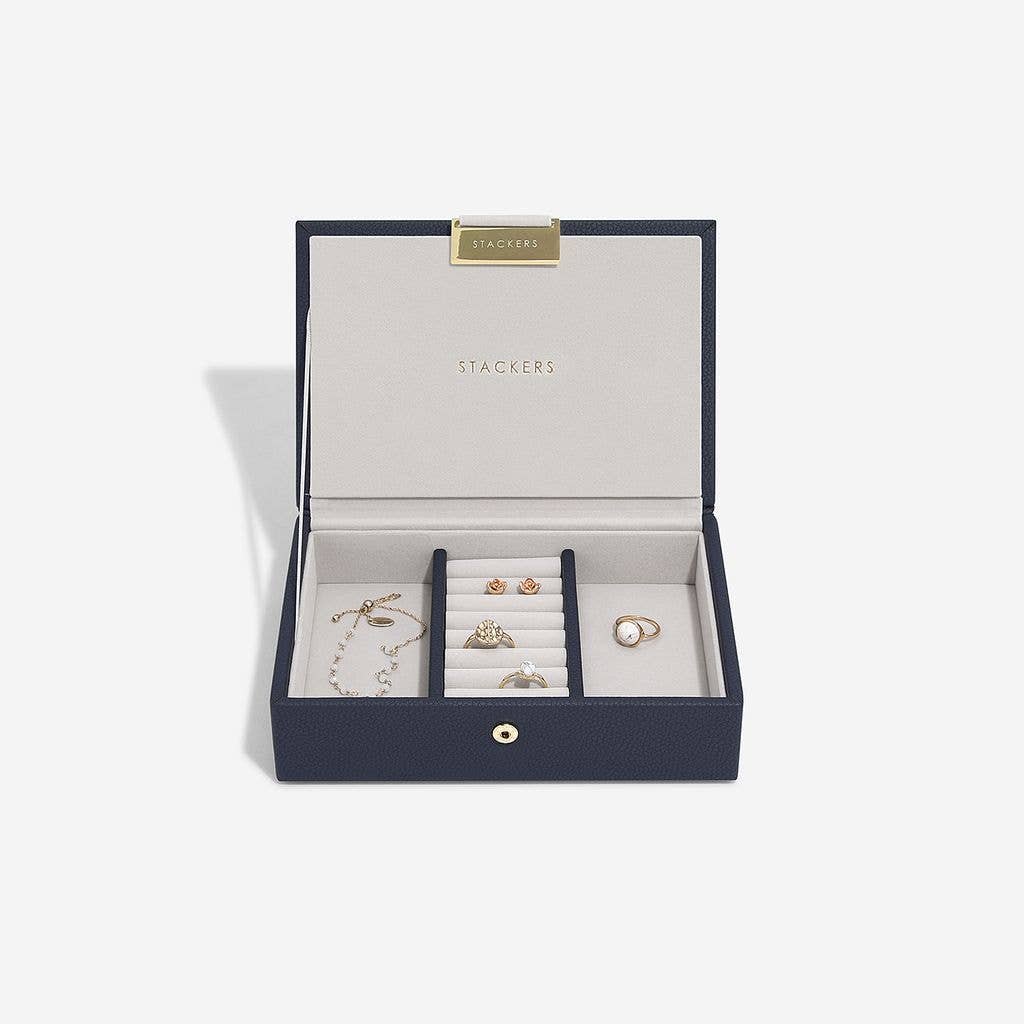 Navy Blue Mini Jewellery Box Stackers