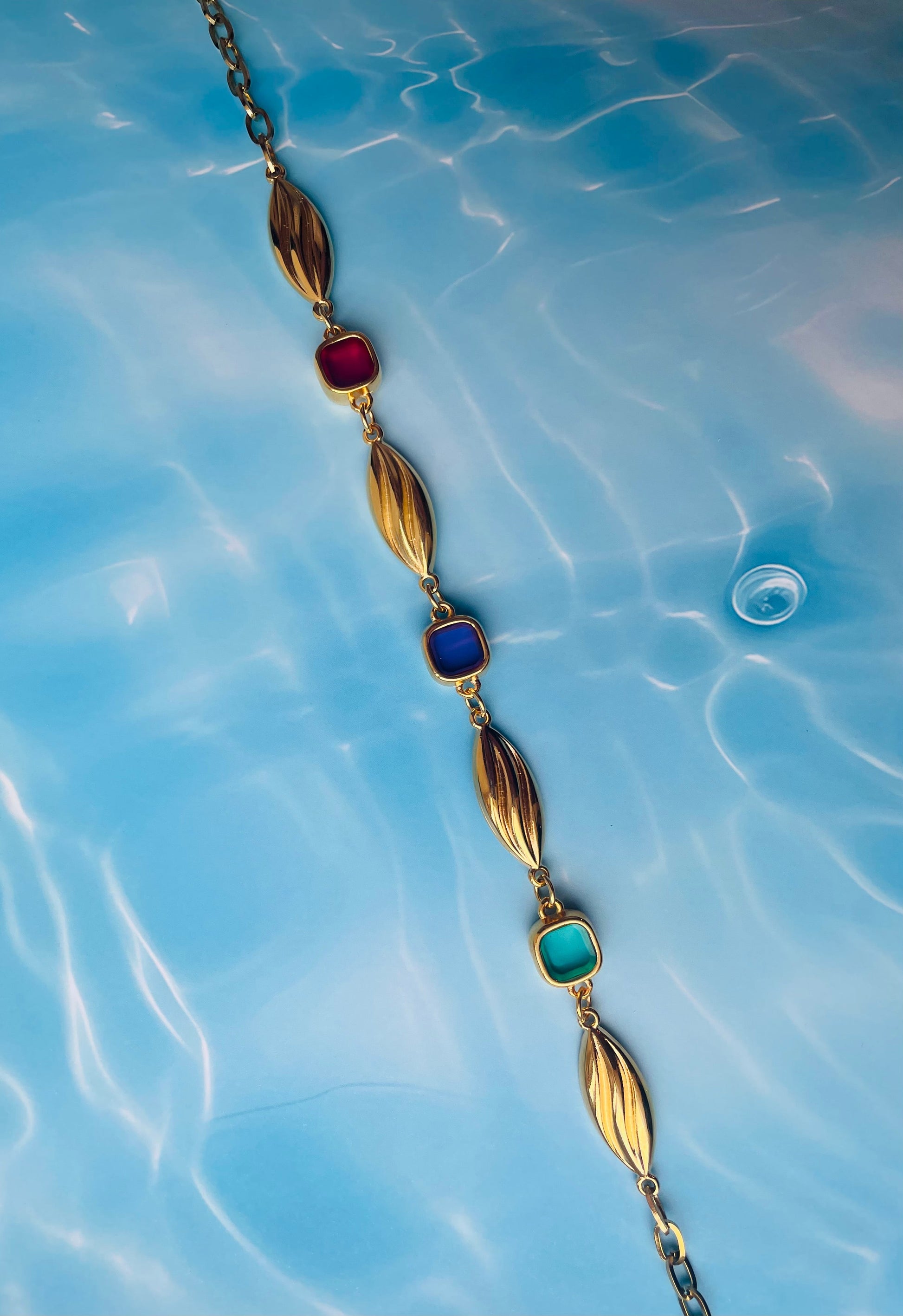 Multi Colour Gemstone Necklace COPPOLA